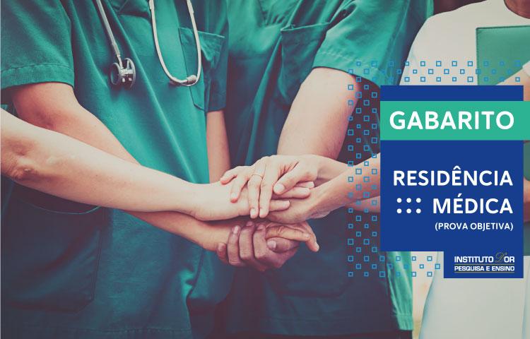 imagem de Gabarito: Prova Objetiva Residência Médica 2020