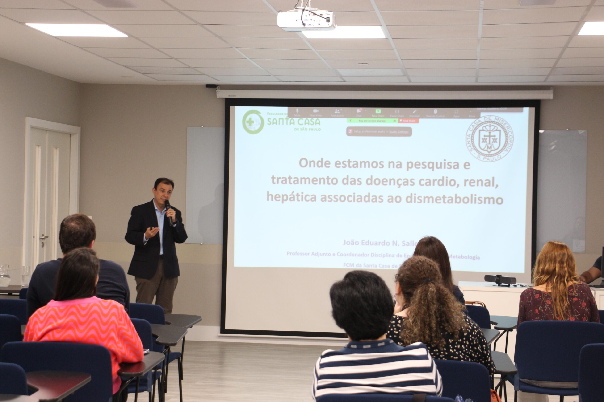 imagem de Palestra: Onde Estamos na Pesquisa e Tratamento das Doenças Cardio, Renal e Hepática Associadas ao Dismetabolismo