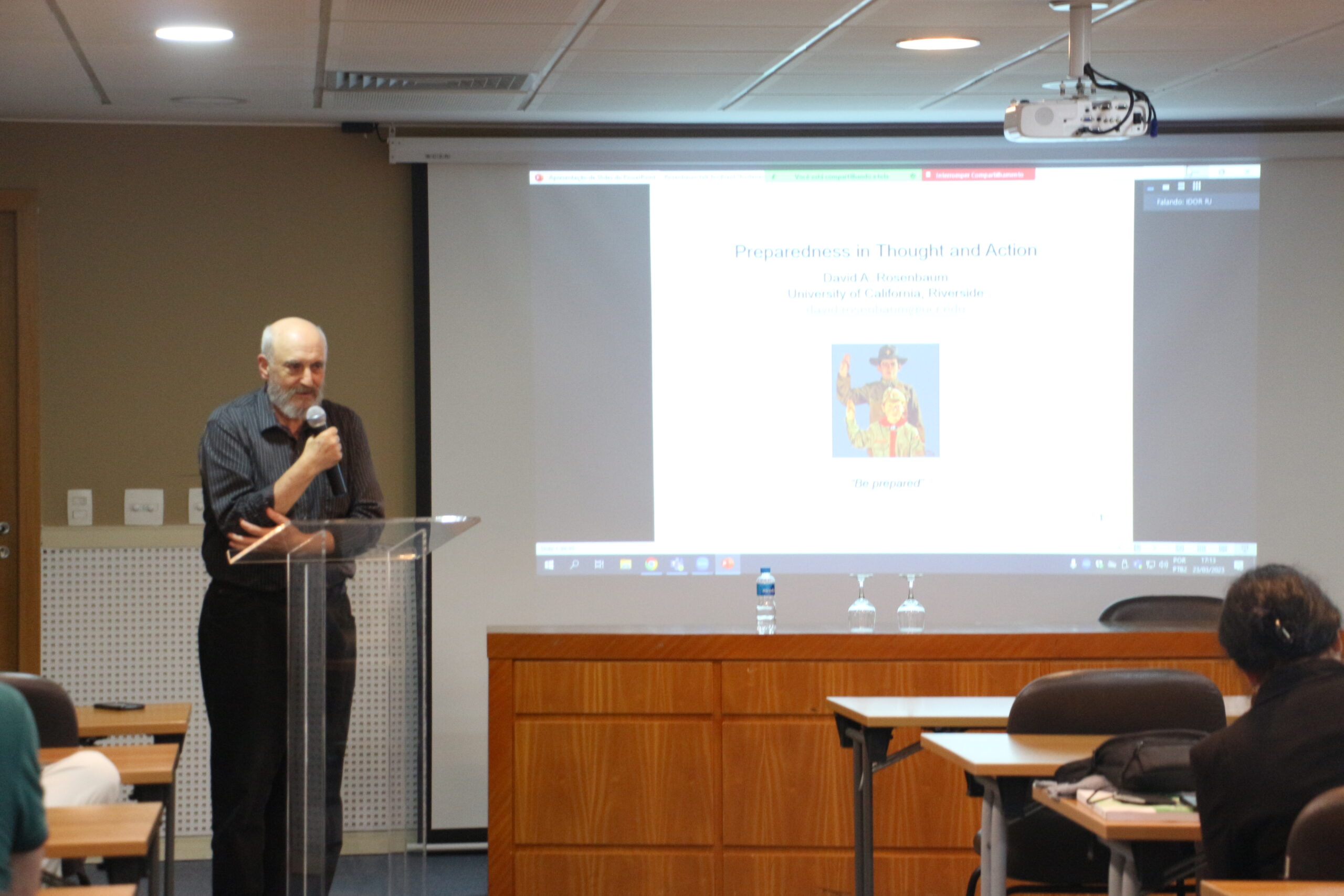 imagem de Palestra: Preparedness in Thought and Action