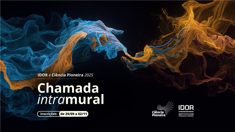 imagem de Chamada Intramural IDOR - Ciência Pioneira