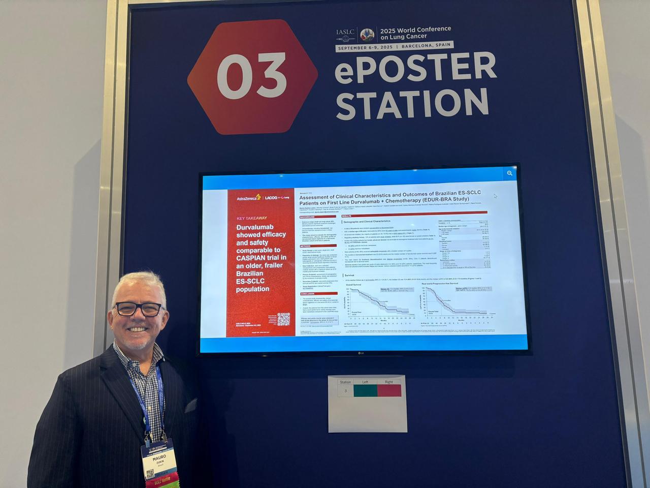 Pesquisadores do IDOR e da Oncologia D’Or apresentam estudo no WCLC 2025, em Barcelona